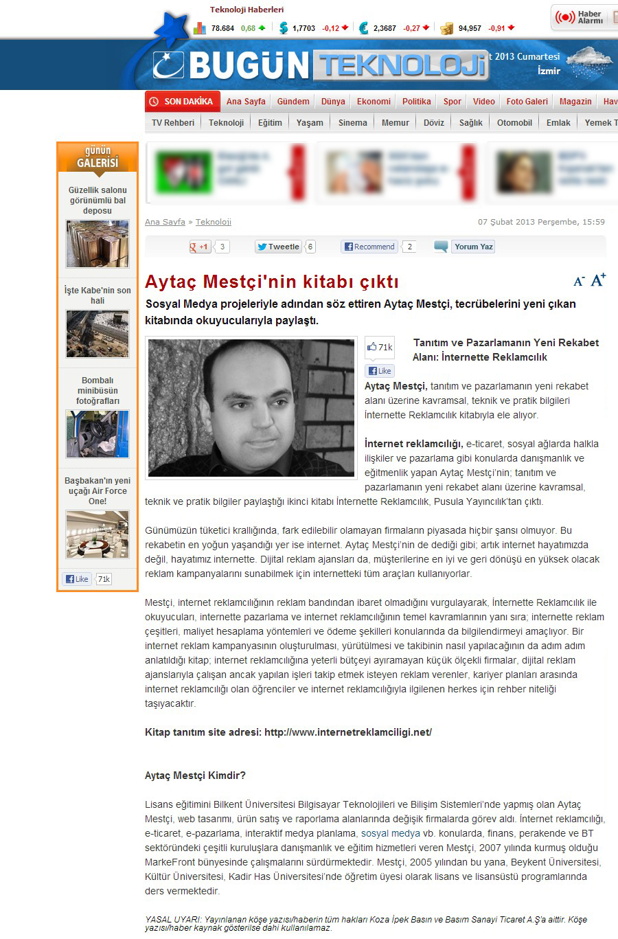 İnternette Reklamcılık